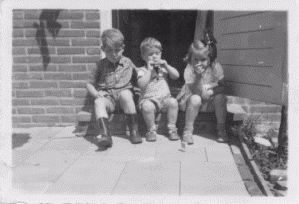 Foto van Hendrik, Cornelis en Levina Scheermeijer